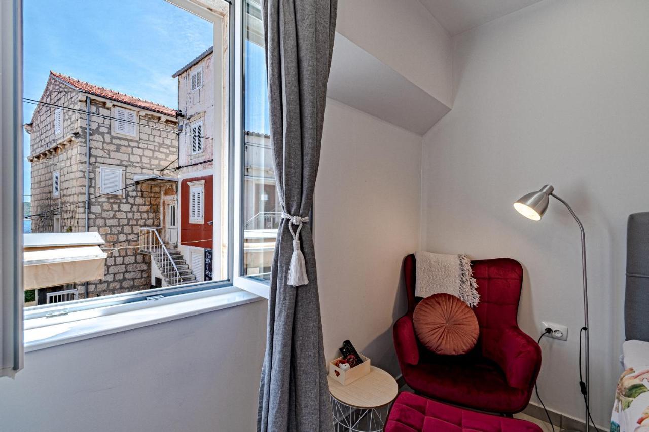 Korkyra Harbour Rooms Korcula Town Bagian luar foto