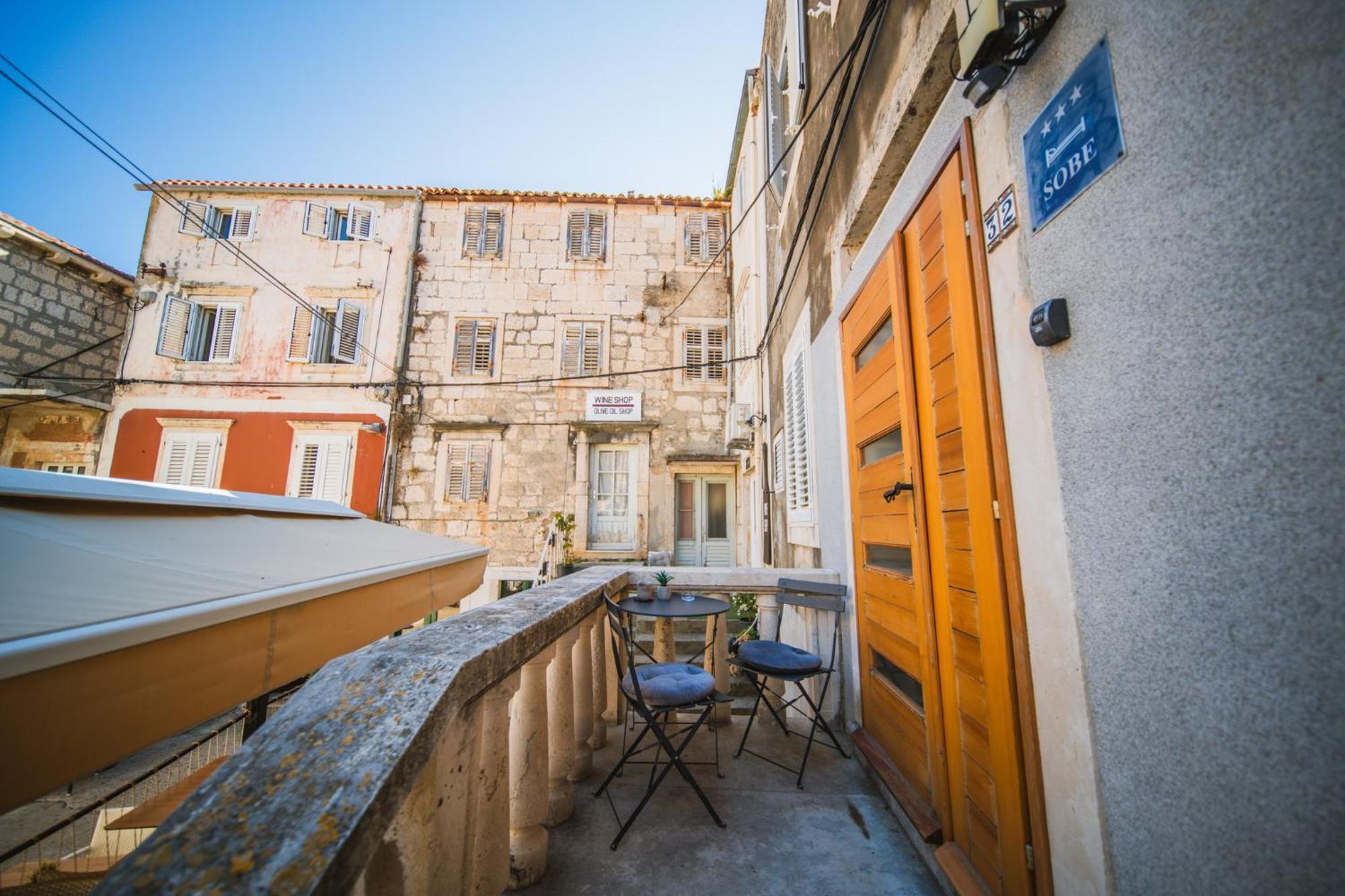 Korkyra Harbour Rooms Korcula Town Bagian luar foto